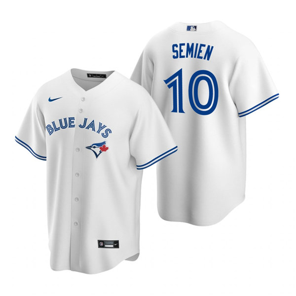 Men's Toronto Blue Jays #10 Marcus Semien Nike White Home Cool Base Jersey